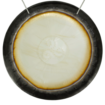 Gong Triskel 22 pulgadas con espiral triskel y fondo pulido espejo