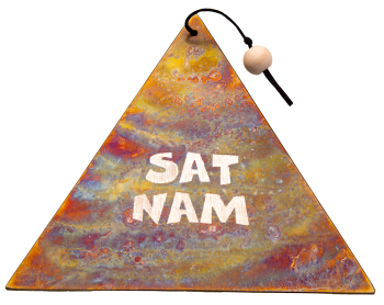 22x19 Campana triangular de Sonido Sat Nam 2,5 mm